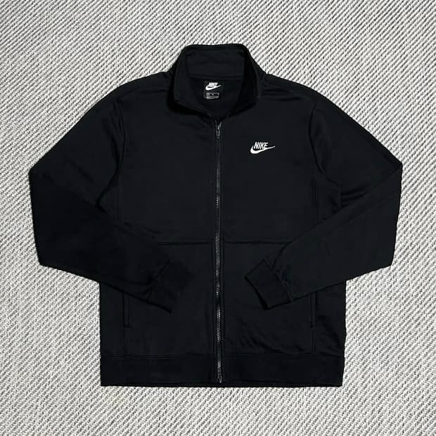 [M] Nike 나이키 블랙 퓨츄라 기모 코튼 집업