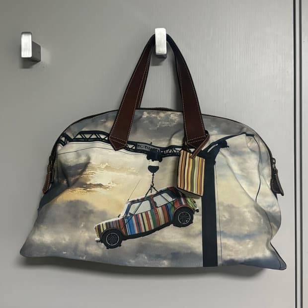 폴스미스 멀티 스트라이프 프린팅 보스턴백