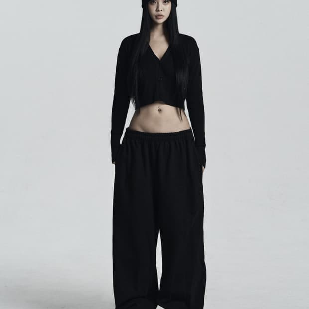 오도어 몰리조거 블랙 (기모x)