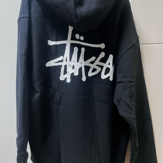 스투시 기모후드 새상품