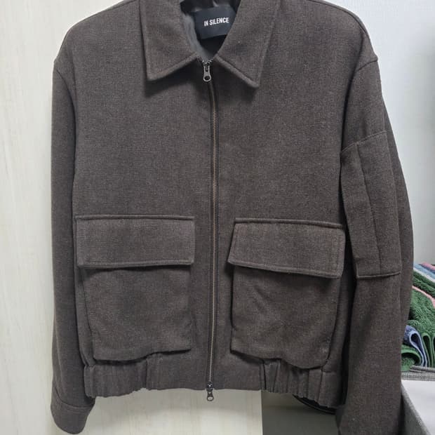 인사일런스 울 블렌드 블루종 M