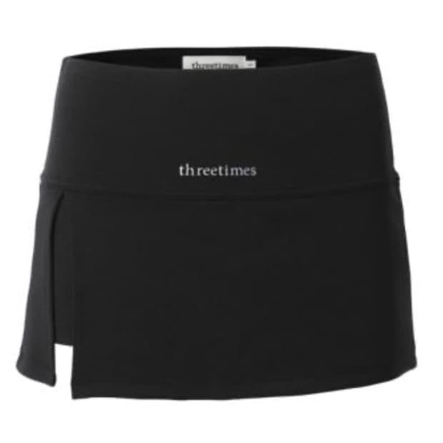 쓰리타임즈 에슬레틱 슬릿 스커트 구해요