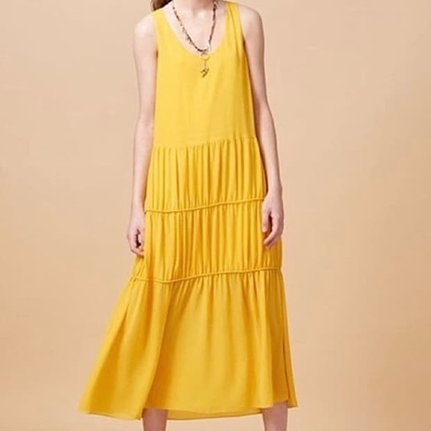 새제품) 마쥬 원피스  (robe Jaune dress)