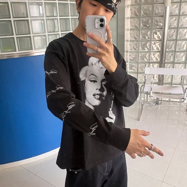 MARILYN MONROE LS TEE 마릴린 먼로 LS 티셔츠