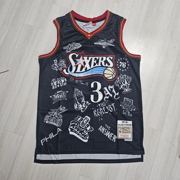 필라델피아 세븐티식서스 앨런아이버슨 농구스윙맨져지