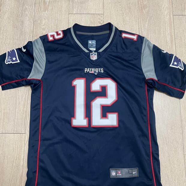 나이키 뉴잉글랜드 패트리어츠 12번 미식축구 톰브래디 M