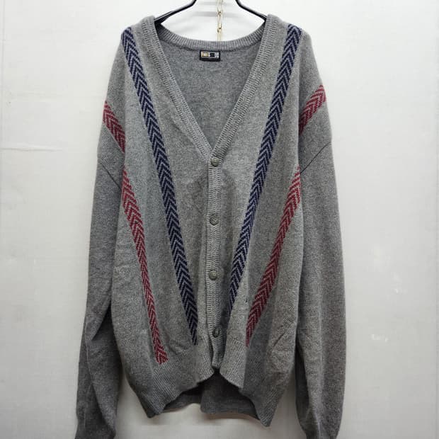 닥스 헤링본 패턴 가디건 2XL