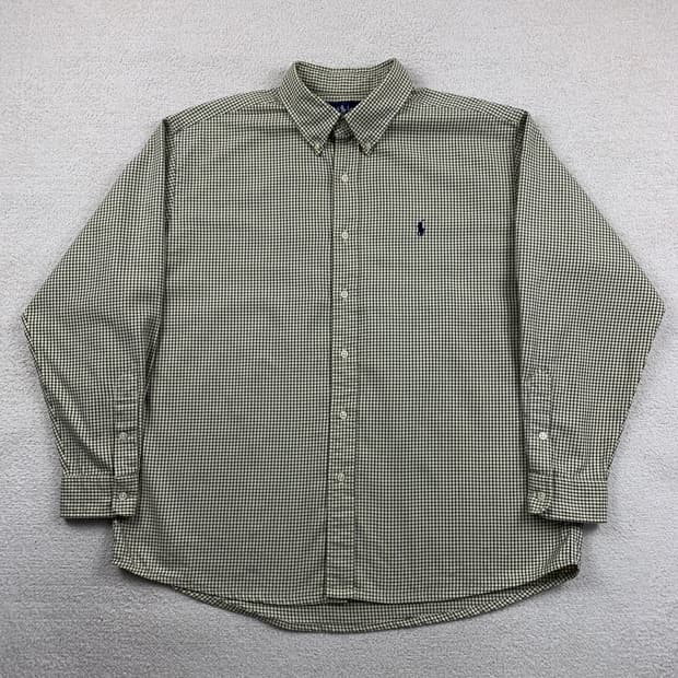 폴로 랄프로렌 포니로고 BLAKE 코튼 셰퍼드체크 셔츠 
