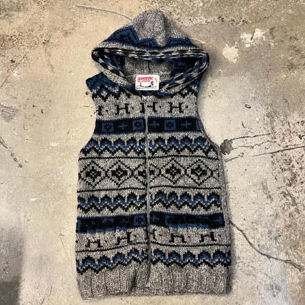 히스테릭 글래머 울 니트 베스트