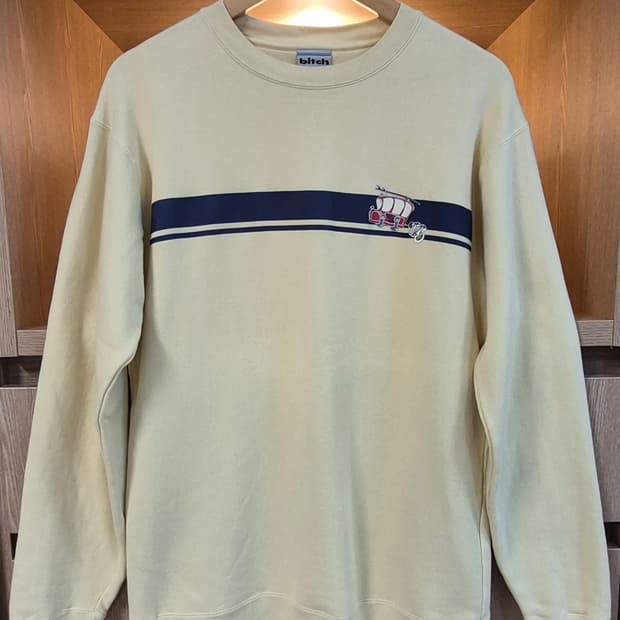 90s BITCH SKATEBOARDS STRIPE SWEATSHIRT