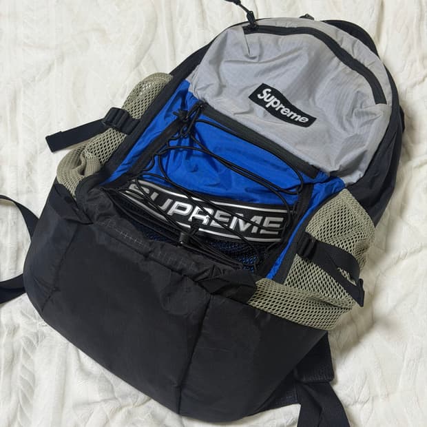 슈프림백팩 블루