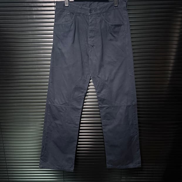 byblos 네이비 남색 치노 일자 스트레이트 워크 29 팬츠 밀리터리