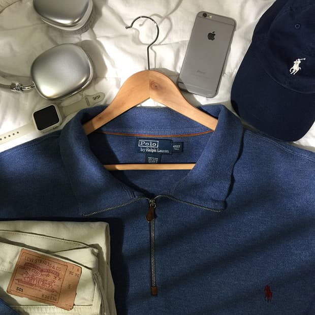 (MAN) 폴로랄프로렌 스웻 반집업 XXXXL 