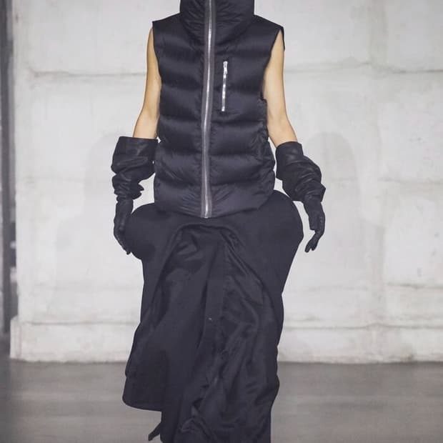 릭오웬스 김프 베스트 패딩 조끼