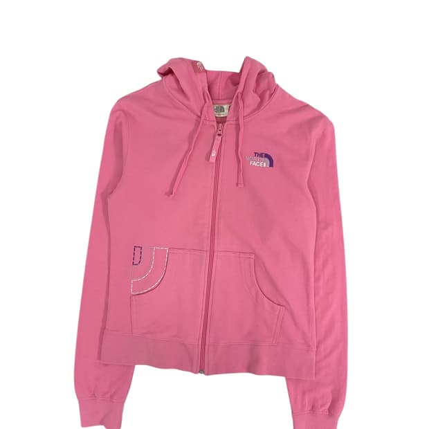 노스페이스 핑크 후드집업 (m)