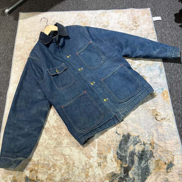 ELY USA 빈티지 포켓 헤비 워크자켓