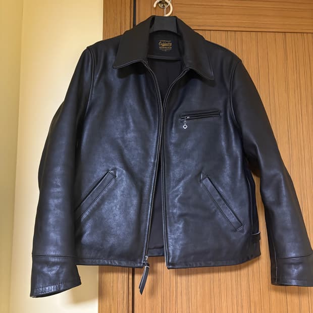 아웃스탠딩 레더 가죽 스포츠 자켓 m