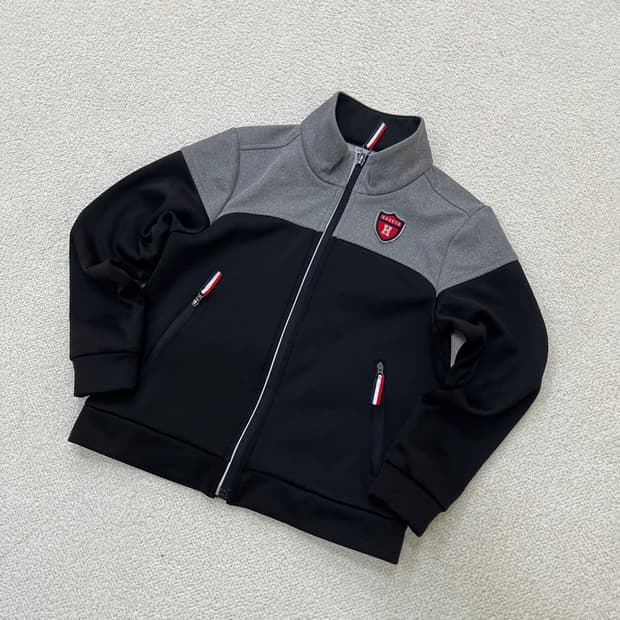 120 헤지스 키즈 기모 집업 자켓 0323M