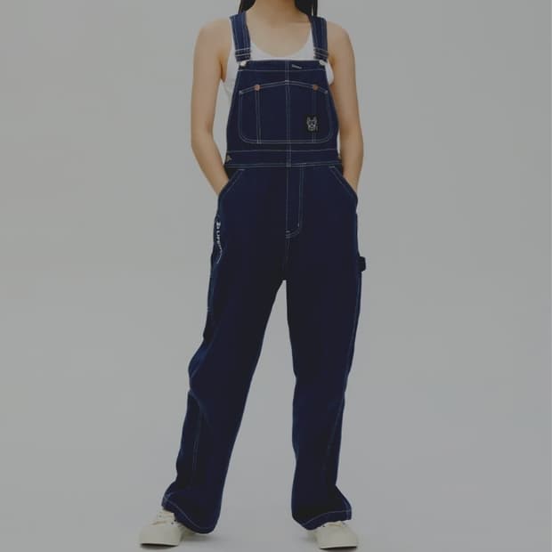 라이프워크 로우 데님 점프슈트 Free _ 여성