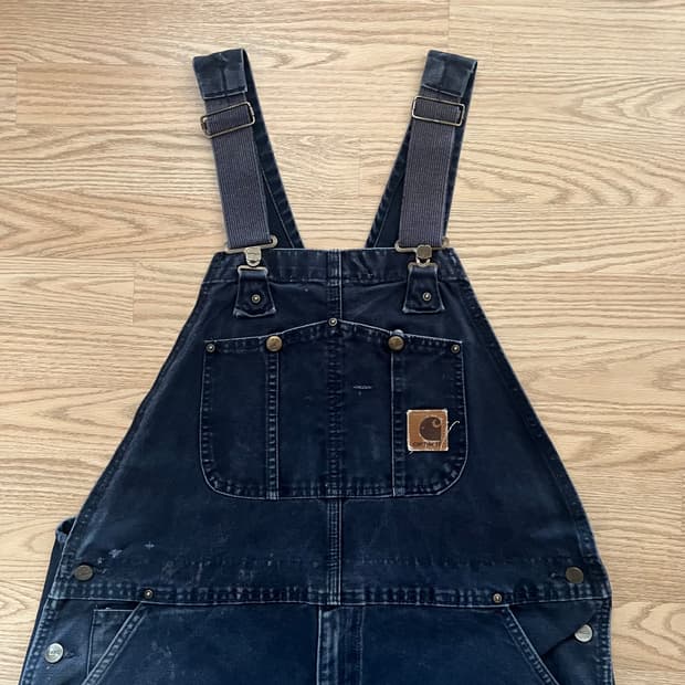 [CARHARTT] 칼하트 미드나잇 블루 오버롤