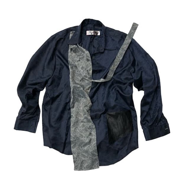 Nondisclothes paisely shirts navy