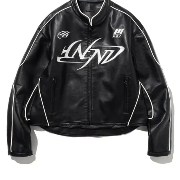 낫포너드 레더 레이싱 자켓 M