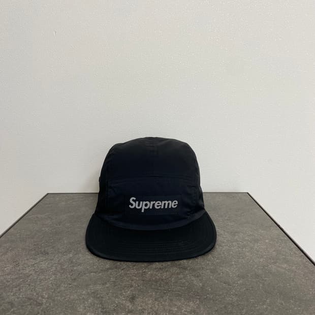 (OS) 슈프림 박스로고 캠프캡 모자 블랙