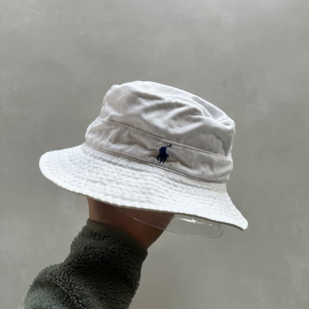 폴로 랄프로렌 코튼 치노 버킷햇 벙거지