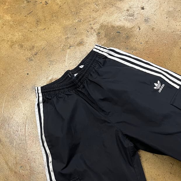 [정품/M] 아디다스 삼선 트레이닝 바지 블랙 b14