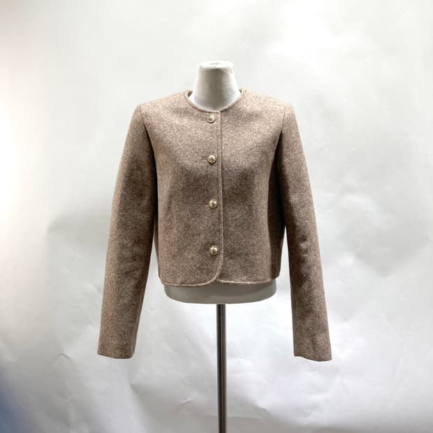 Bless'd 여성크롭울재킷 최상 S 영구제 