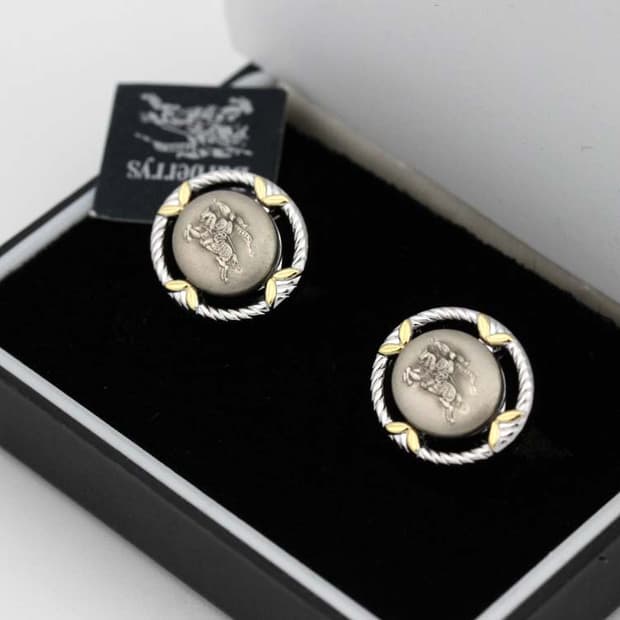 버버리 미사용 S등급 남자 명품 커프스 빈티지