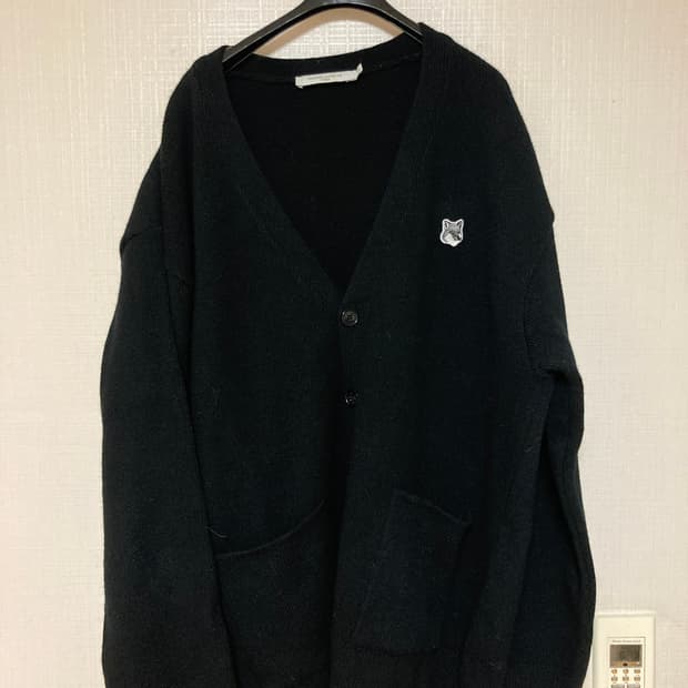 메종키츠네 가디건 xl