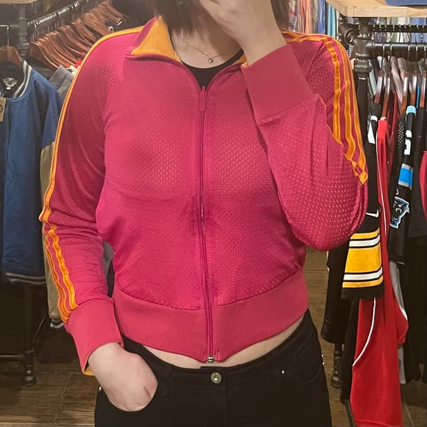 [HI] 아디다스 트레이닝 집업 핑크