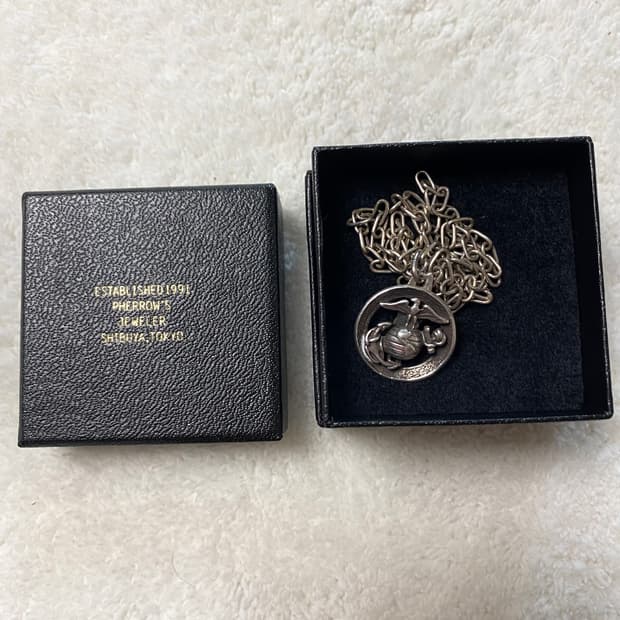페로우즈 USMC 실버 925 넥클리스 목걸이