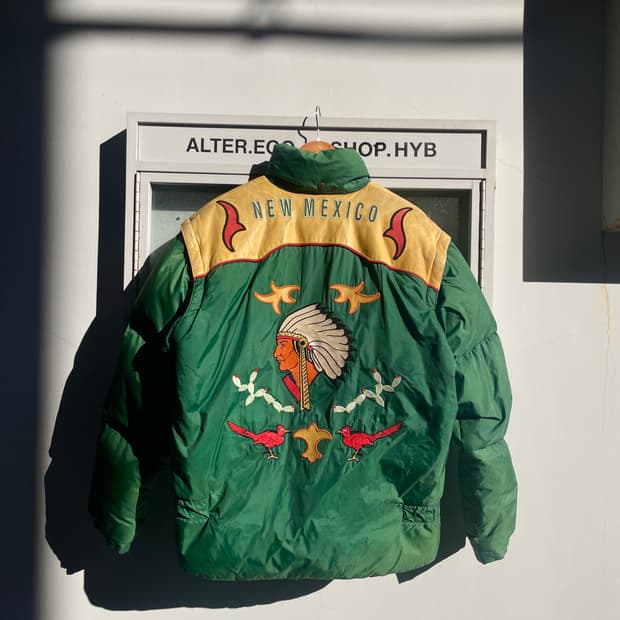 AVIREX USA New Mexico Indian Embroidery 