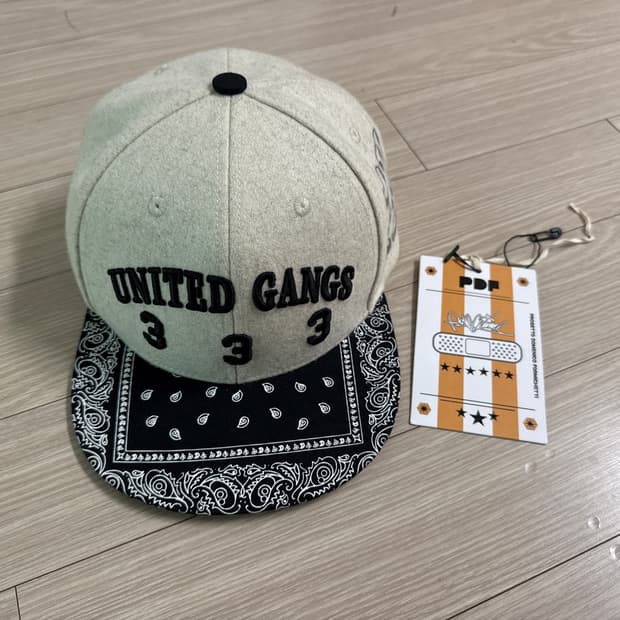 PDF 25ss UNITED GANG 반다나챙 그래피티 바디 스냅백