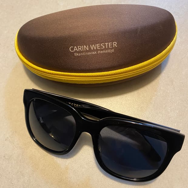CARIN WESTER 블랙 선글라스