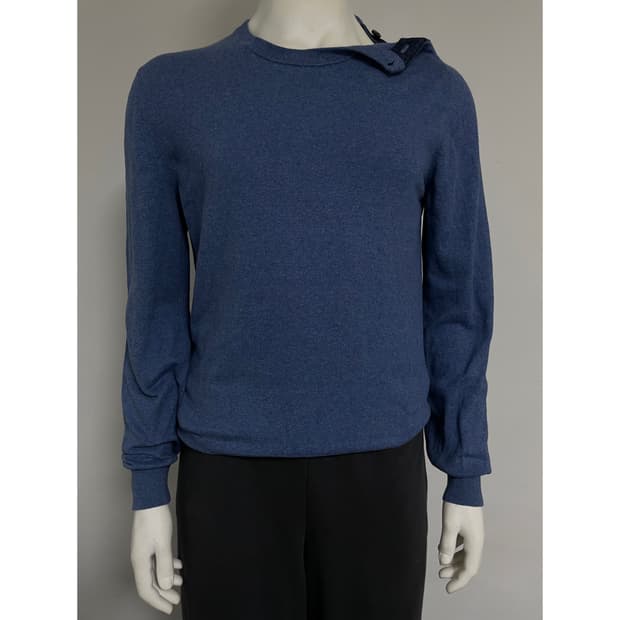 elbow patch button knit