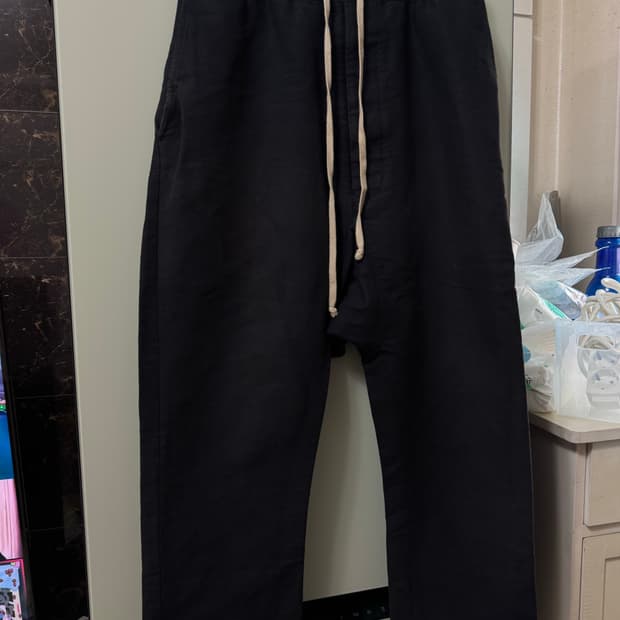 릭오웬스 드로우스트링 배기 팬츠 46