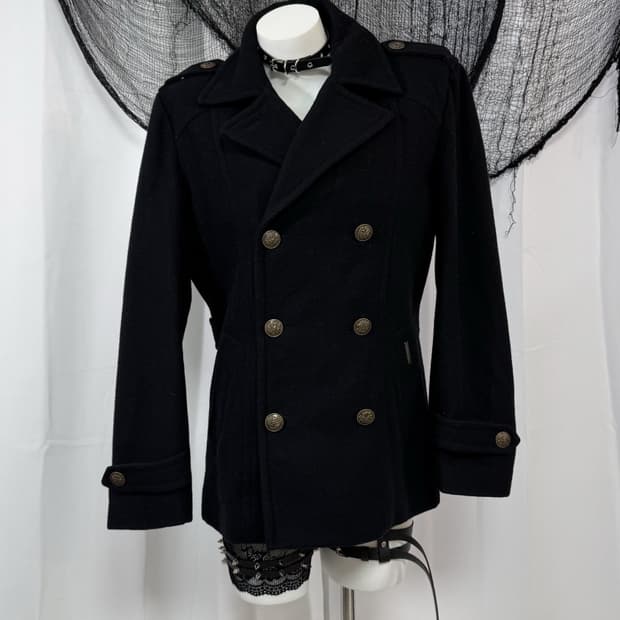 black coat jacket