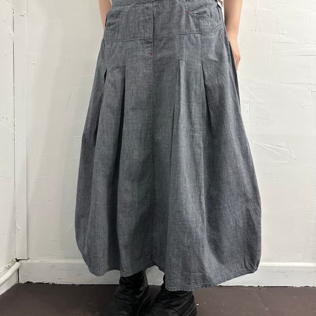 puff long skirt