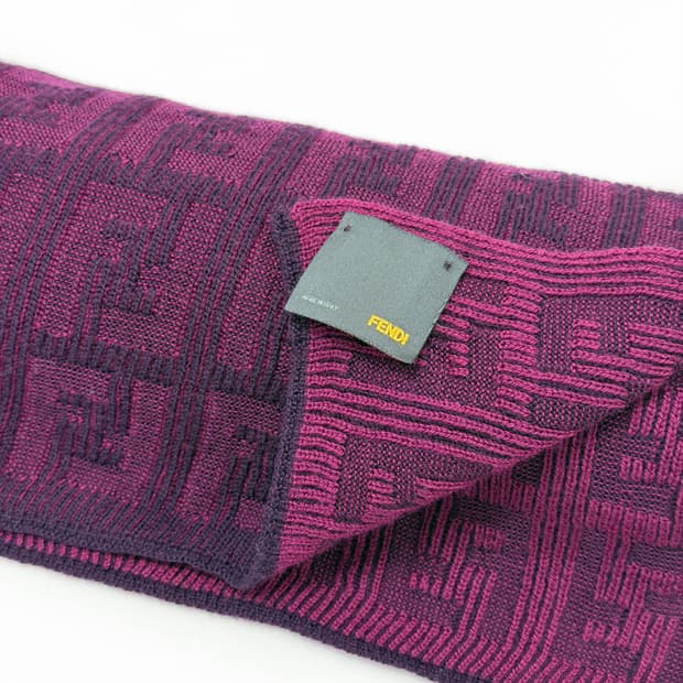 펜디 주카 니트 울 머플러