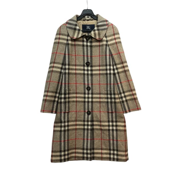 Burberry Nova Check Wool Coat