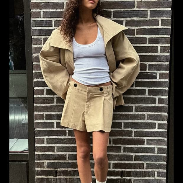 Zara 벨트 트렌치 코트