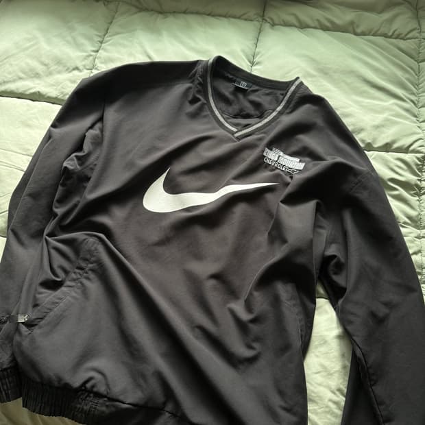 나이키 블랙 풀오버 럭비져지