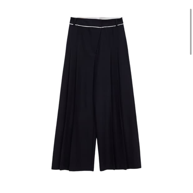 마뗑킴 투턱 커튼 트라우저 팬츠 