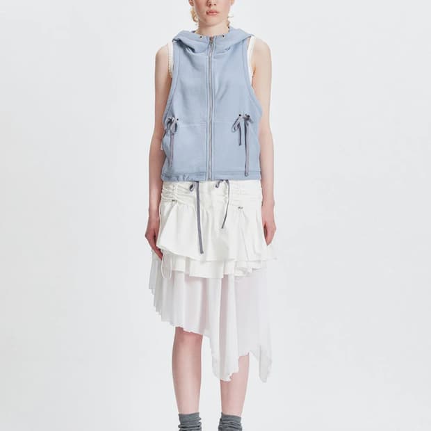 뚜오미오 LACED UP VEST 새상품