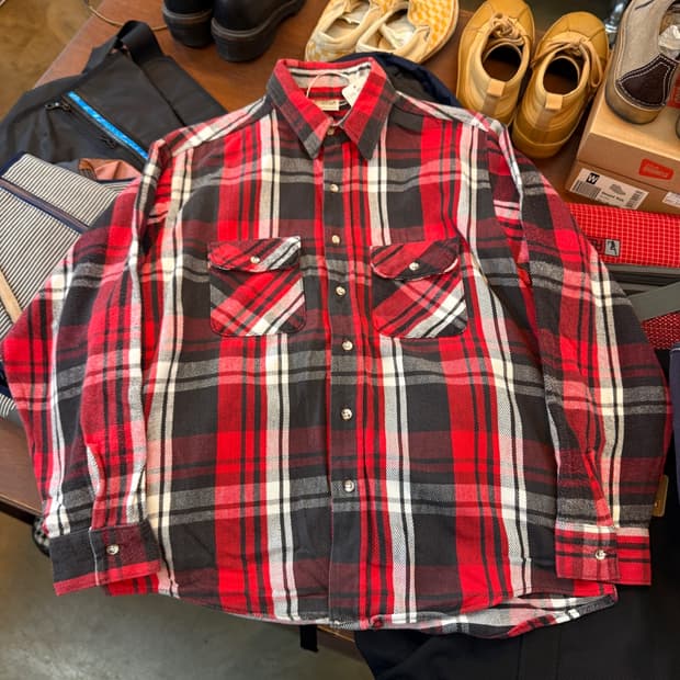 파이브 브라더 헤비 플란넬 셔츠