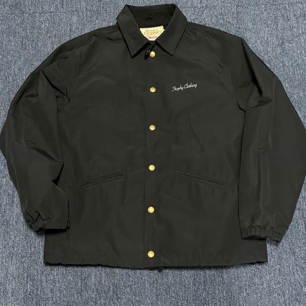 (38)트로피클로딩 블랙 코치자켓 프리휠러스 리얼맥코이