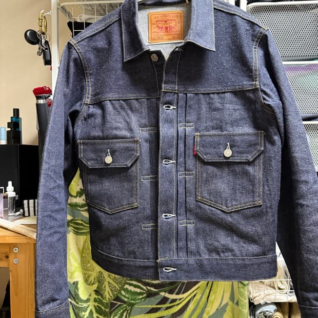 리바이스 lvc 타입2 리지드 자캣